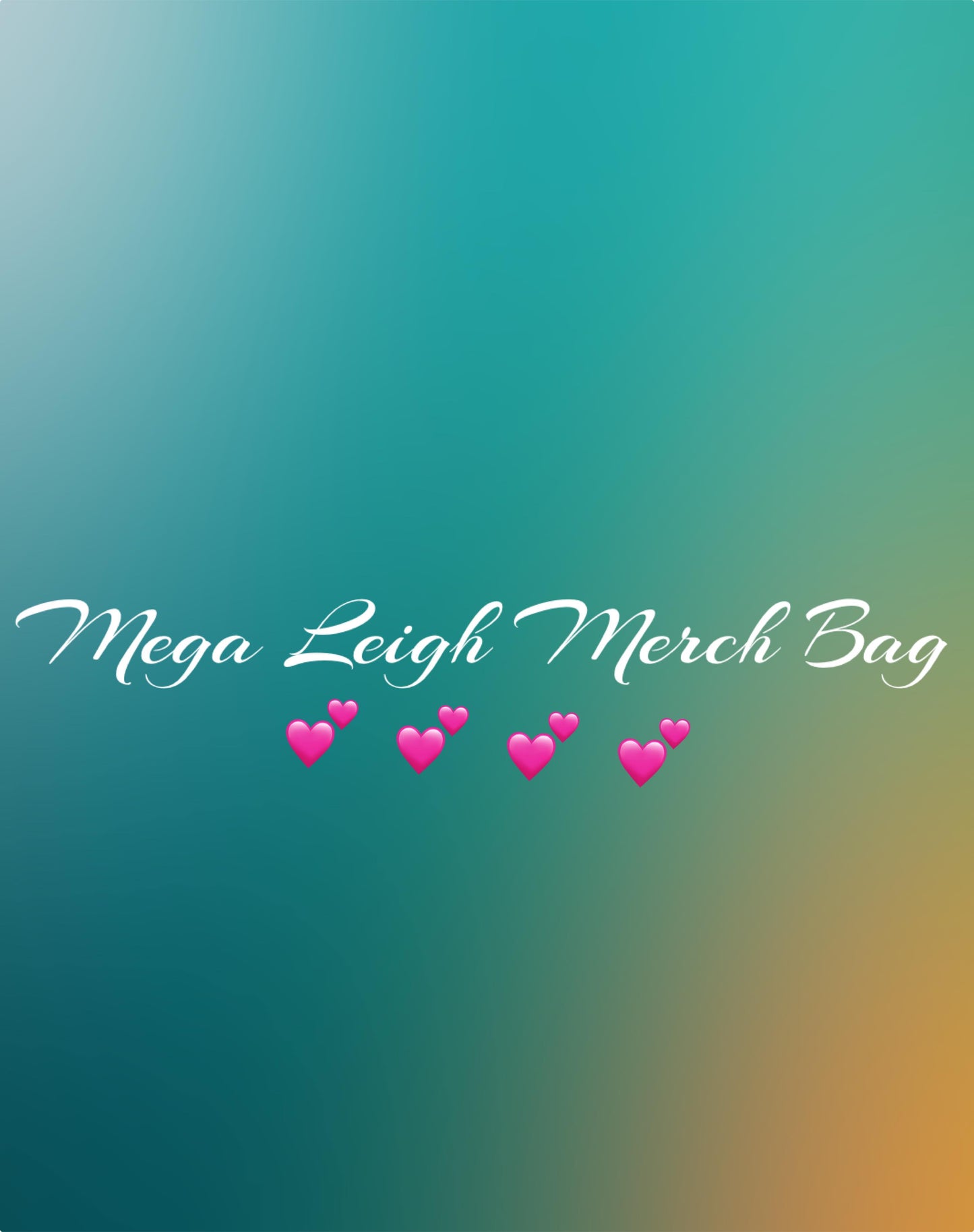 Mega Leigh Merch Bag *college tuition pay off*